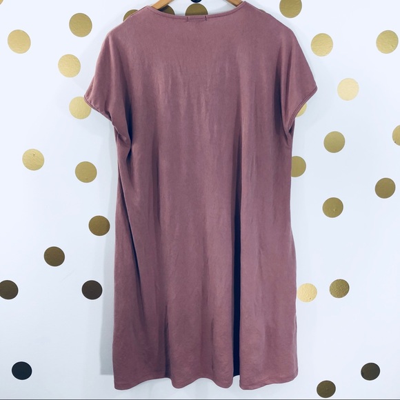 TBH Apparel Dusty Rose Dress Tunic Top Textured - Picture 3 of 8